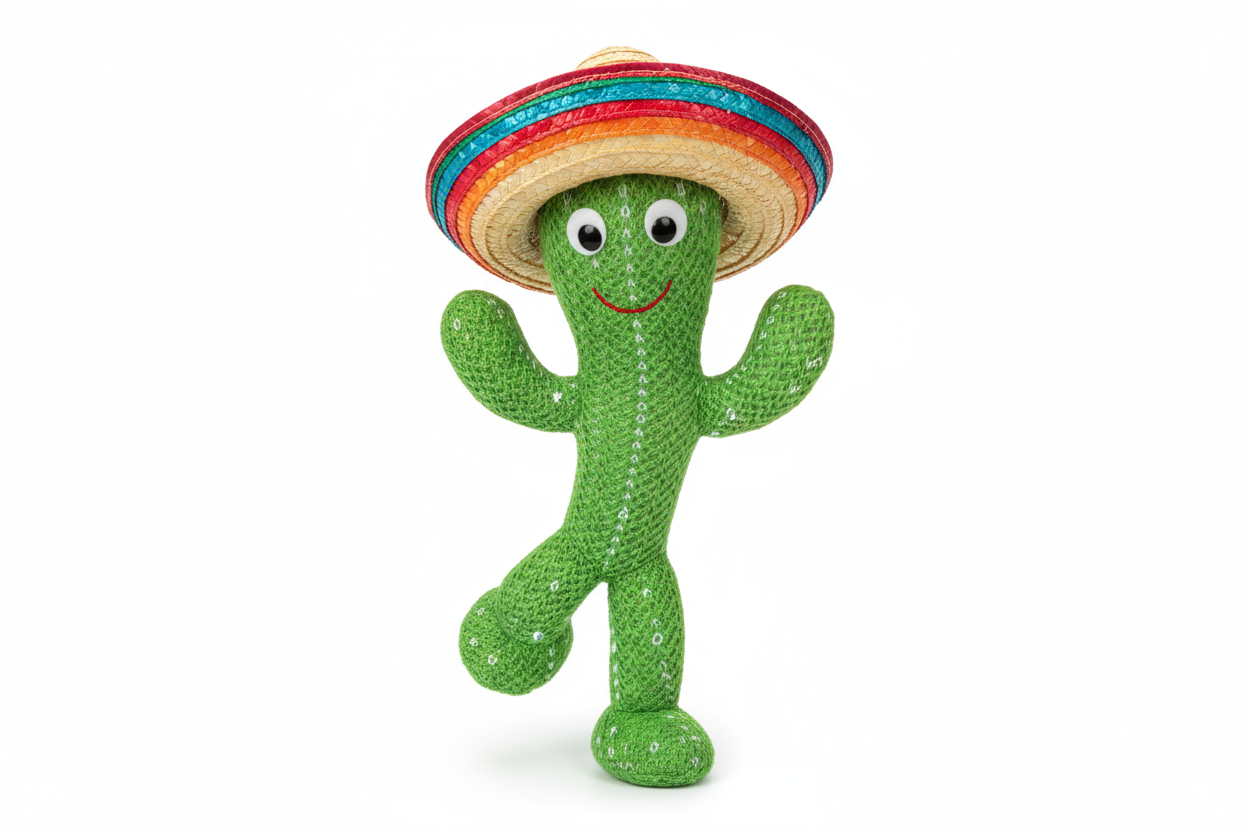 Dancing cactus toy